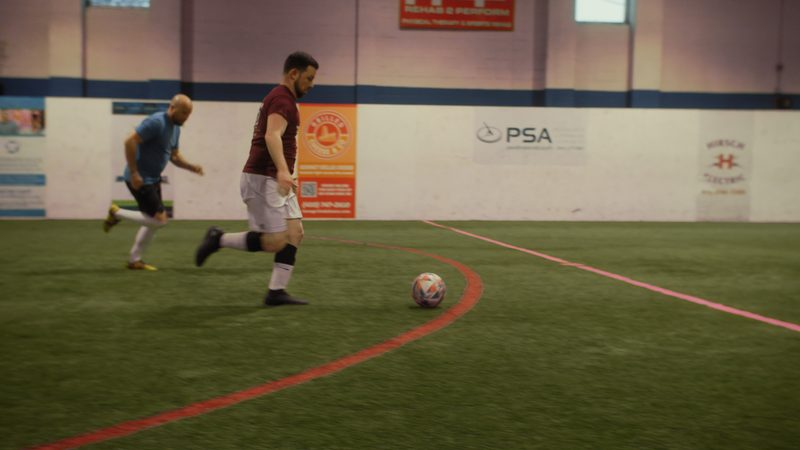 Action on the field